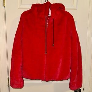 Red Fuzzy Jacket